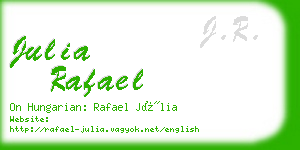 julia rafael business card